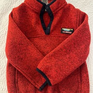 L.L. Bean toddler sweater fleece size 3t.